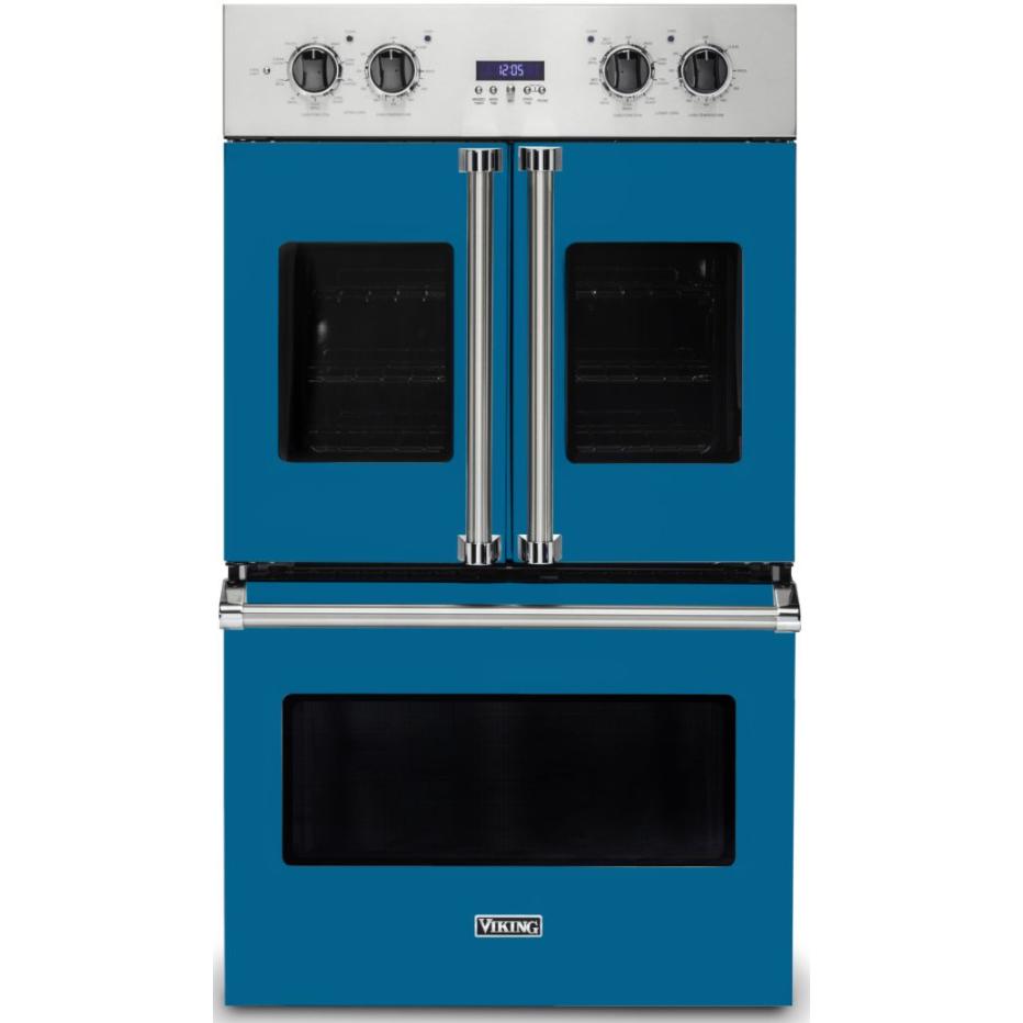 Viking 30-inch, 9.4 cu.ft. Built-in Double Wall Oven with Vari-Speed Dual Flow Convection System VDOF7301AB