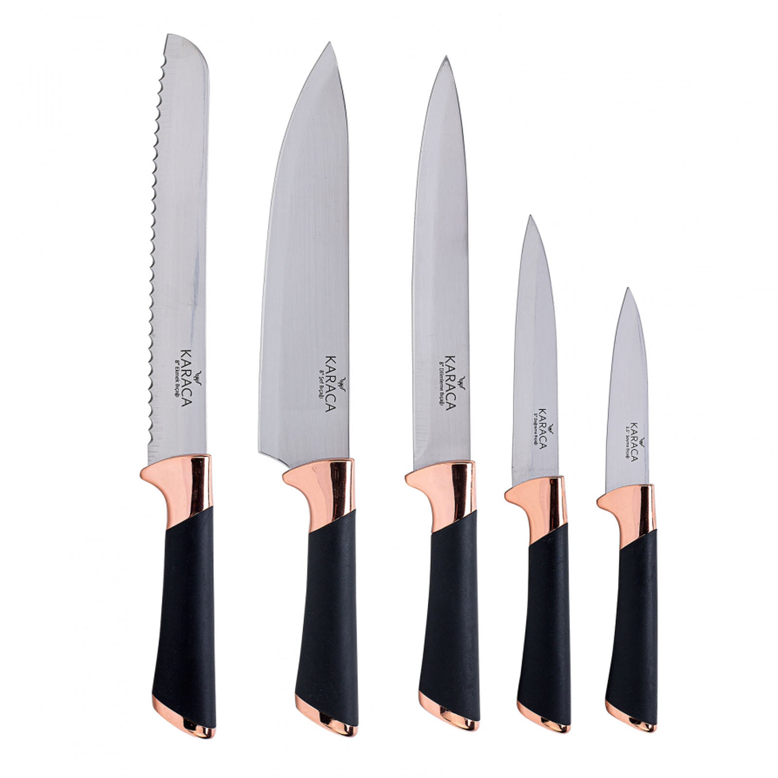 Grande Knife Set Black  153.03.07.8073