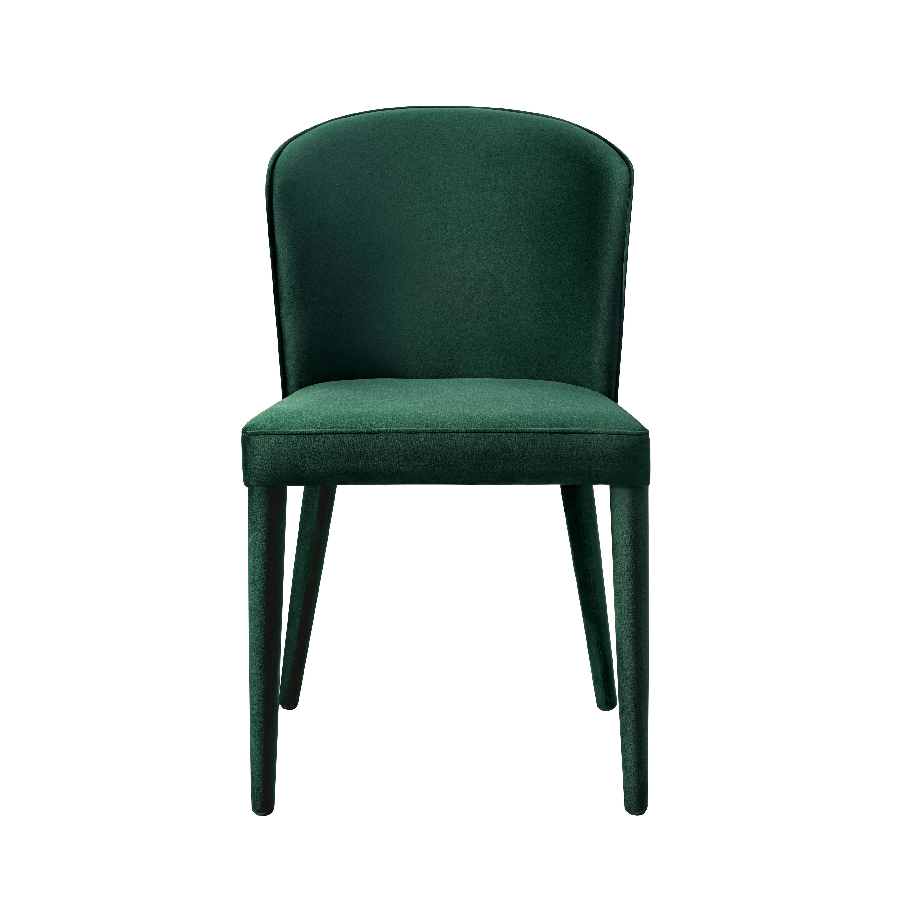 Metropolitan Forest Green Velvet Dining Chair by TOV Furniture