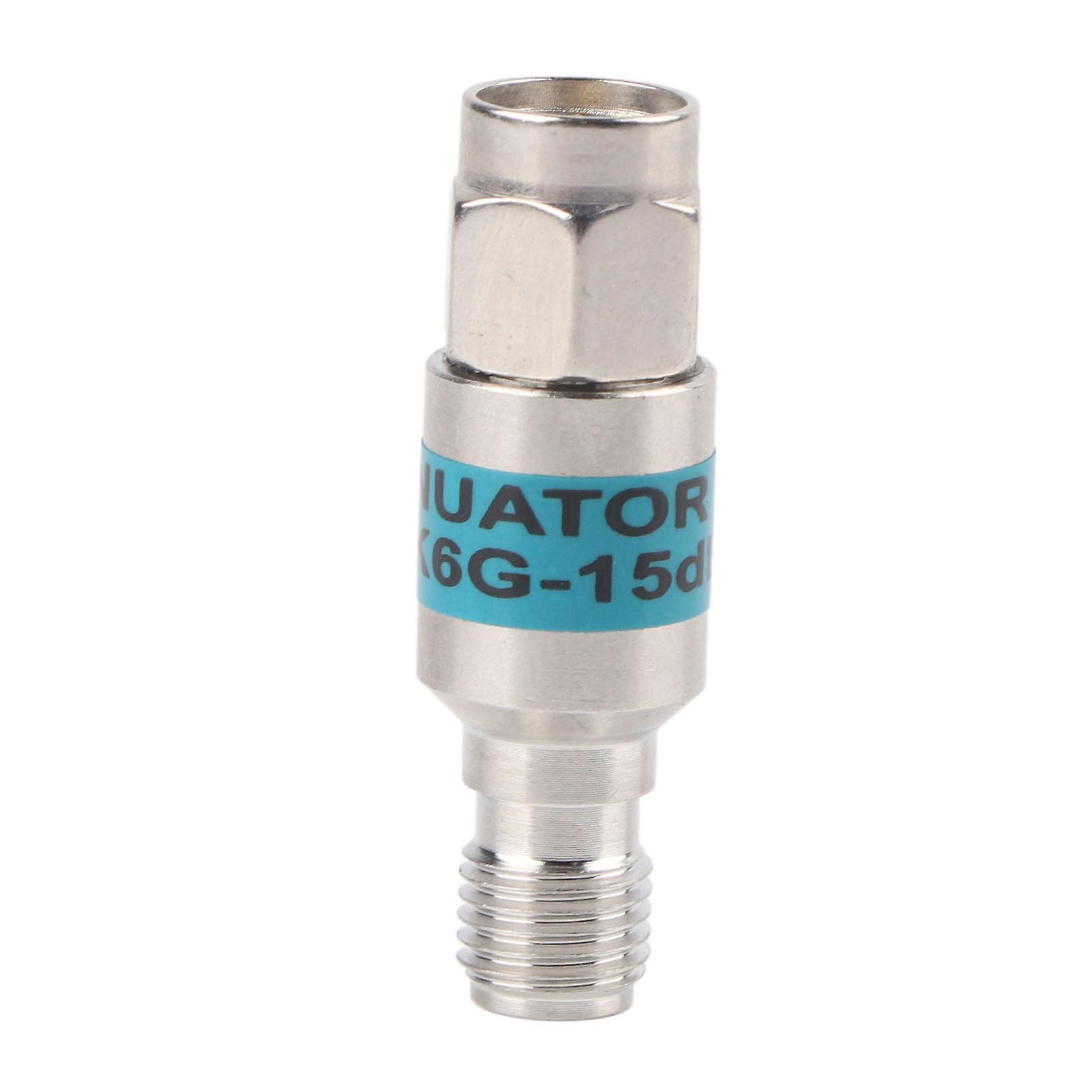 Sma-jk Male To Female Rf Coaxial Attenuator 2w 6ghz 50 1-30db (15db)