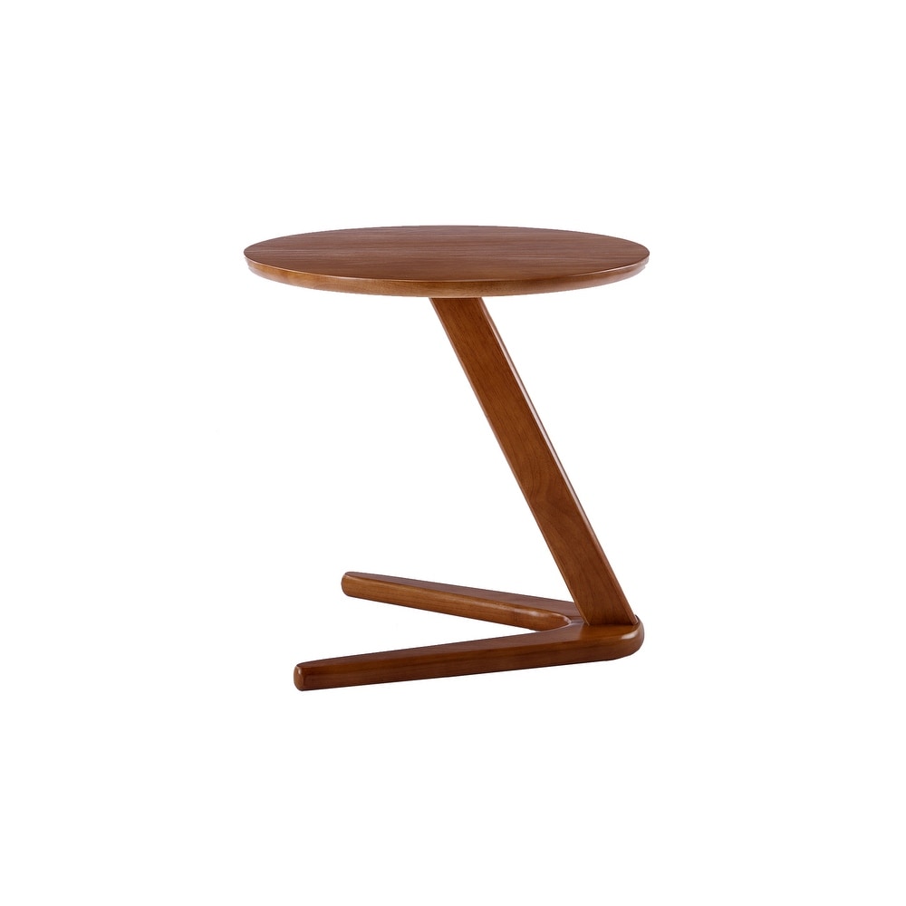 COOLMORE Side Table Round  Small Accent Table Modern End Table for Living Room /Bedroom/ Office