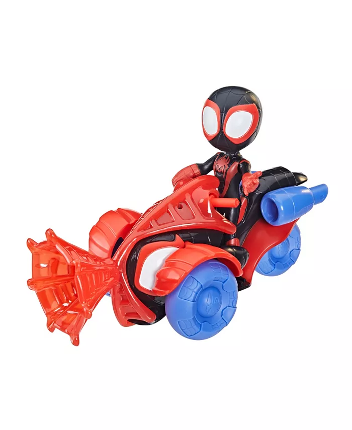 Spidey and His Amazing Friends Marvel Miles Morales- Spider-Man Techno Racer Set