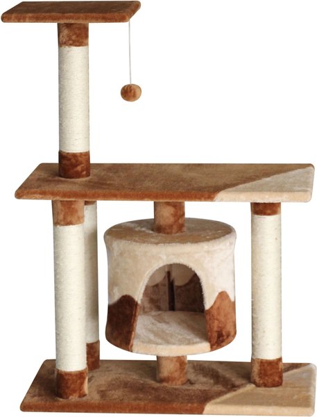 EliteField 38-in Faux Fur Cat Tree and Condo