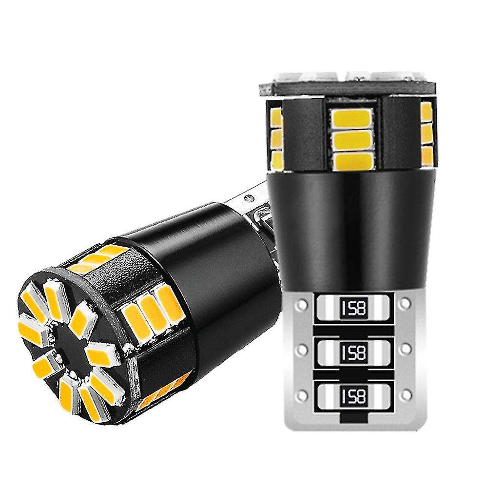 2x T10 501 194 W5w 24smd Led Car Hid Canbus Light Bulb White