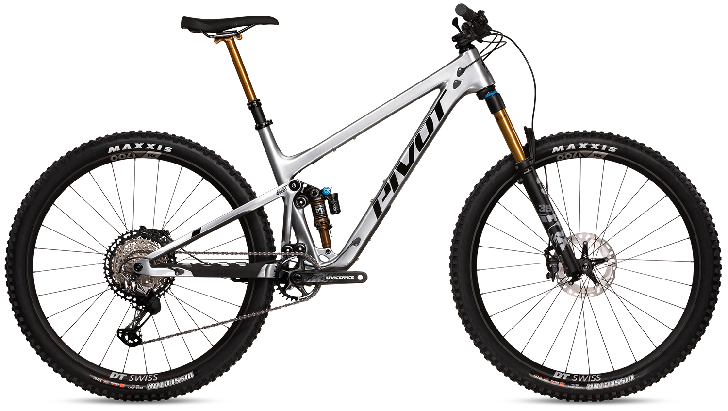 Pivot Trail 429 - Pro XT/XTR Enduro - Silver Metallic - 2023