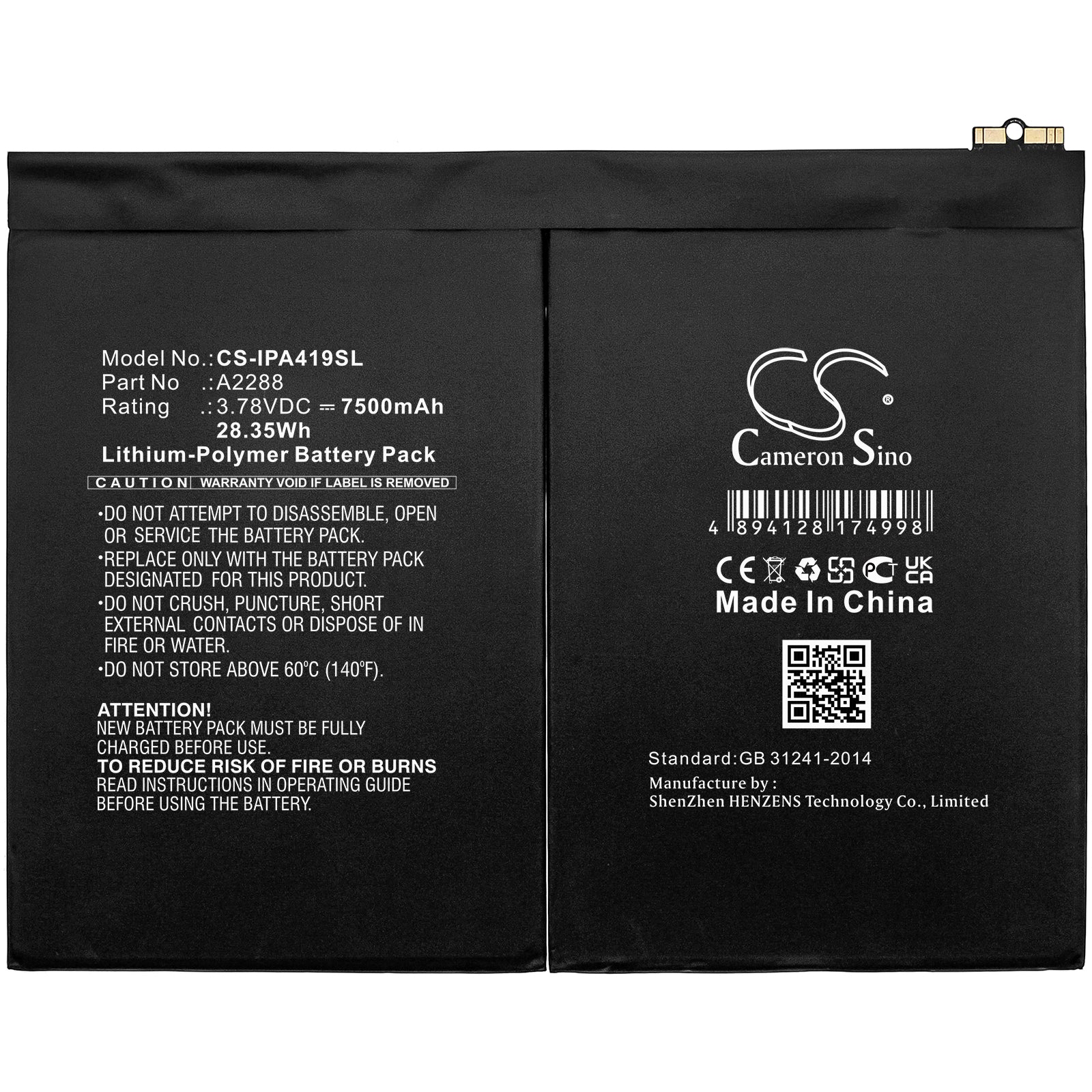 Apple A2630 iPhone 13 Mini iPhone 13 mini 5G Tablet Replacement Battery BatteryClerkcom Tablet