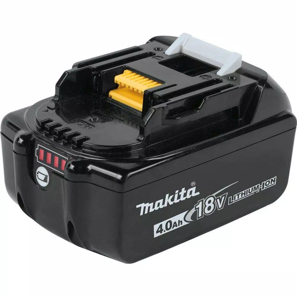 Makita 18-Volt LXT Lithium-Ion High Capacity Battery Pack 4.0Ah with Fuel Gauge and Charger Starter Kit and#8211; XDC Depot