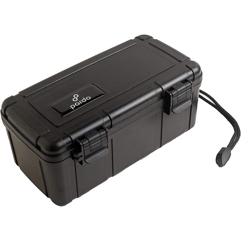 Travel Humidors With Built-in Humidifier Disc， Airtight Waterproof Portable Durable Cigar Box