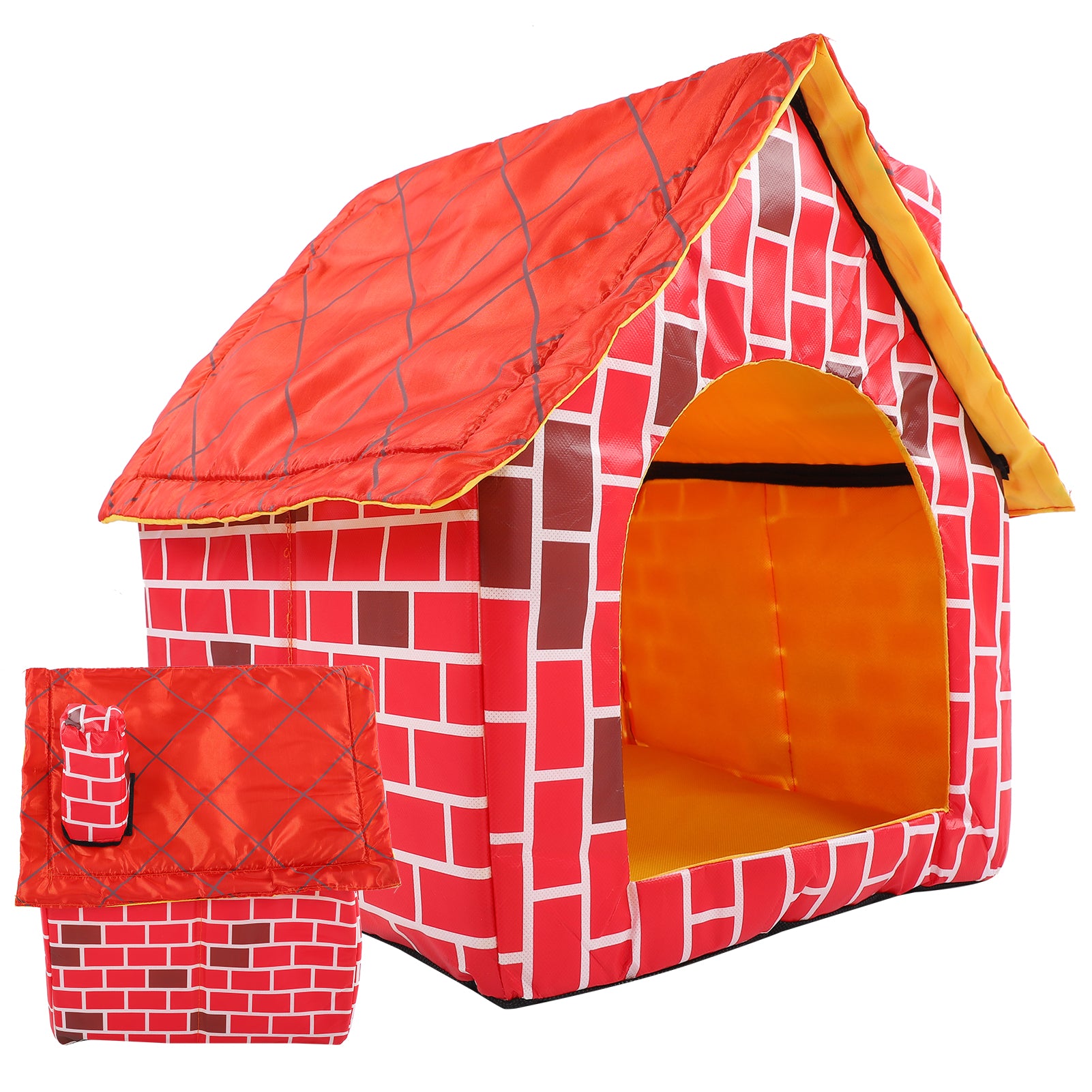 Fashionable Pet Supplies， Easy To Clean Pet House， -Looking Pets Shop For Pets Home Cat Red