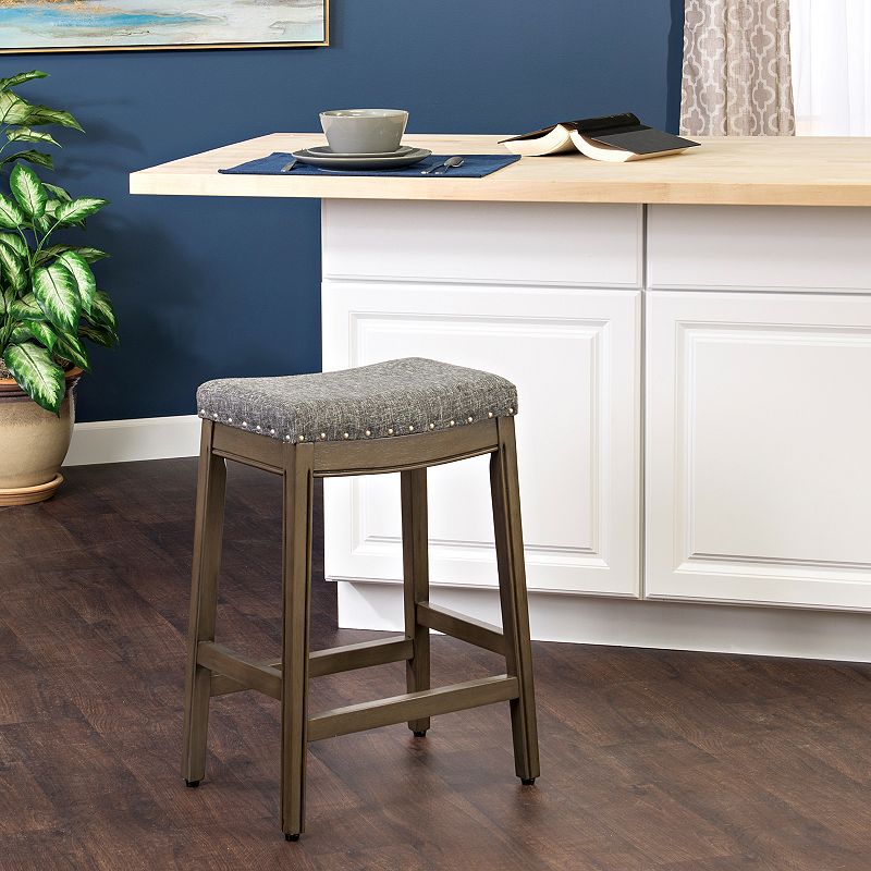 HomePop Blake Backless Counter Stool