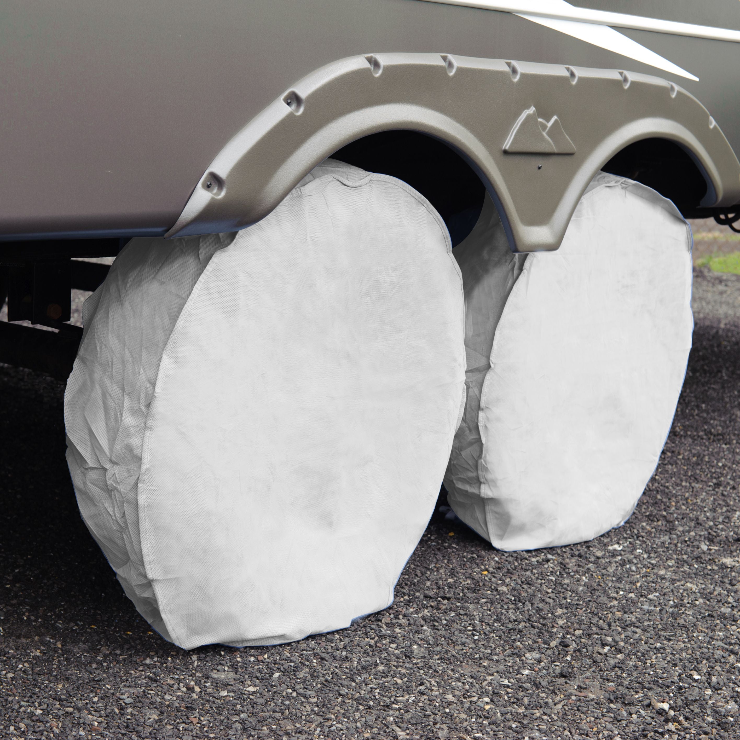 Budge Premier RV Wheel Cover， 100% Waterproof， Premium Outdoor Protection for RV Wheels up to 29