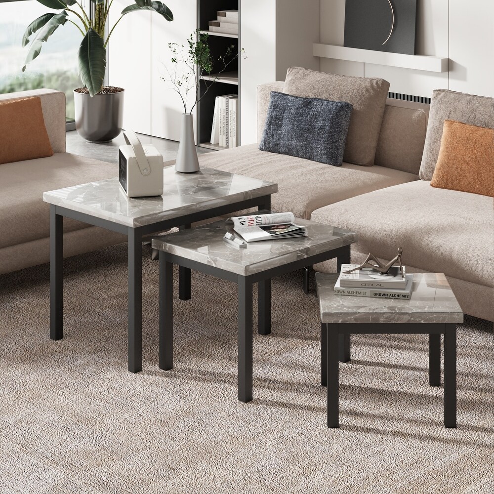 Nesting Coffee Table  Set of 3