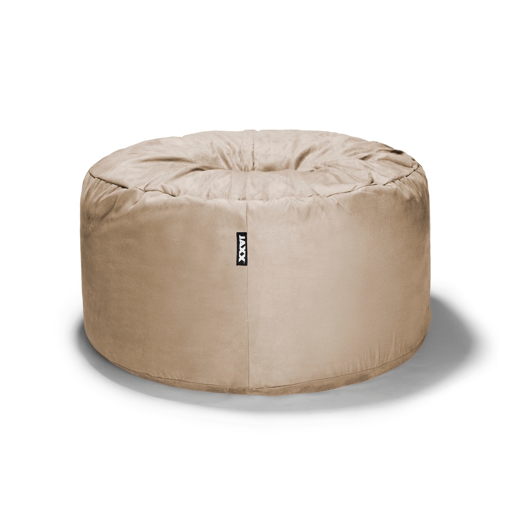 Jaxx 4 Foot Saxx Large Bean Bag Chair and Lounger for Teens and Adults   Microsuede