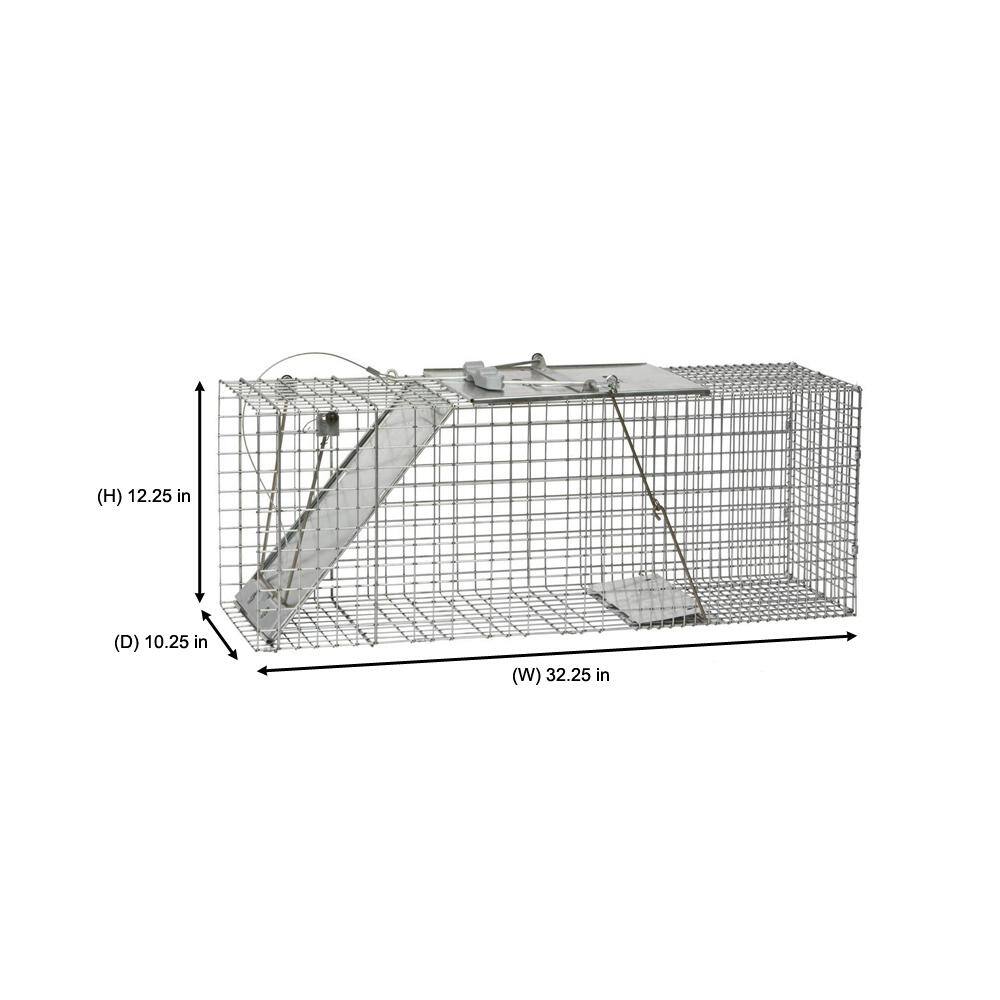 Havahart Large 1-Door Easy Set Live Animal Cage Trap for Racoon Opossum Muskrat and Groundhog 1085