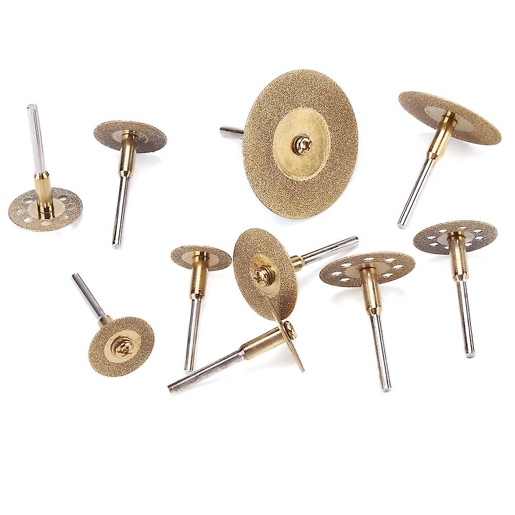 10pcs Diamond Cutting Discs Cut Off Wheel Set For Rotary Tool