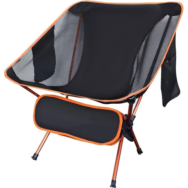 Camping Chair，Lightweight，Backpacking Chair，Collapsible Foldable Chairs，Portable w/Carry Bag and Shoulder Strap