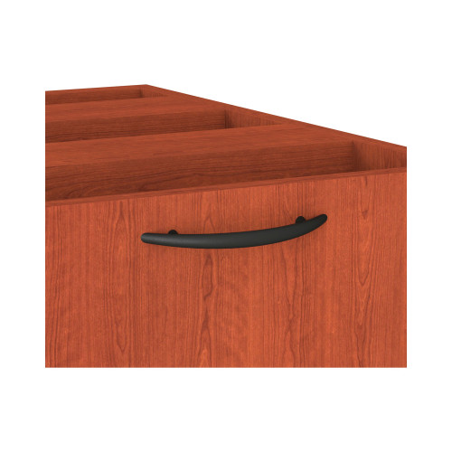 Alera Valencia Series Full Pedestal File， Left/Right， 3-Drawers: Box/Box/File， Legal/Letter， Cherry， 15.63