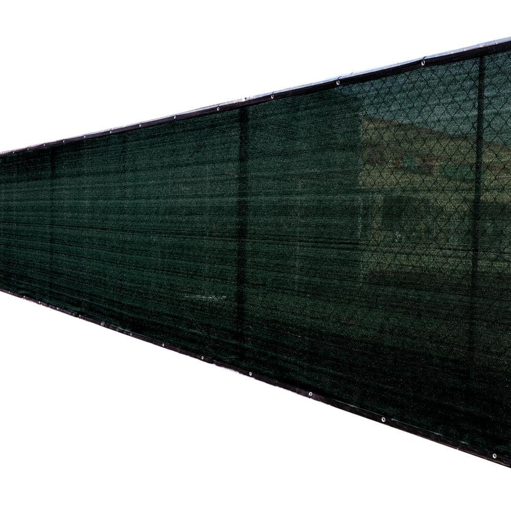 FENCE4EVER 68 in. x 25 ft. Black Privacy Fence Screen Plastic Netting Mesh Fabric Cover with Reinforced Grommets for Garden Fence F4E-B625FS-A-90