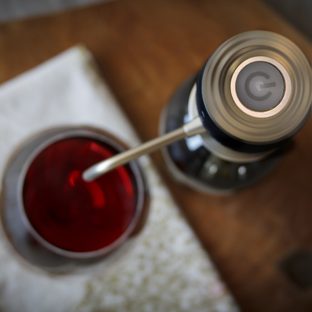 MegaChef Portable Wine Air Pressure Aerator w/ One Touch Aeration