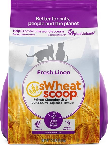 sWheat Scoop Fresh Linen Clumping Cat Litter