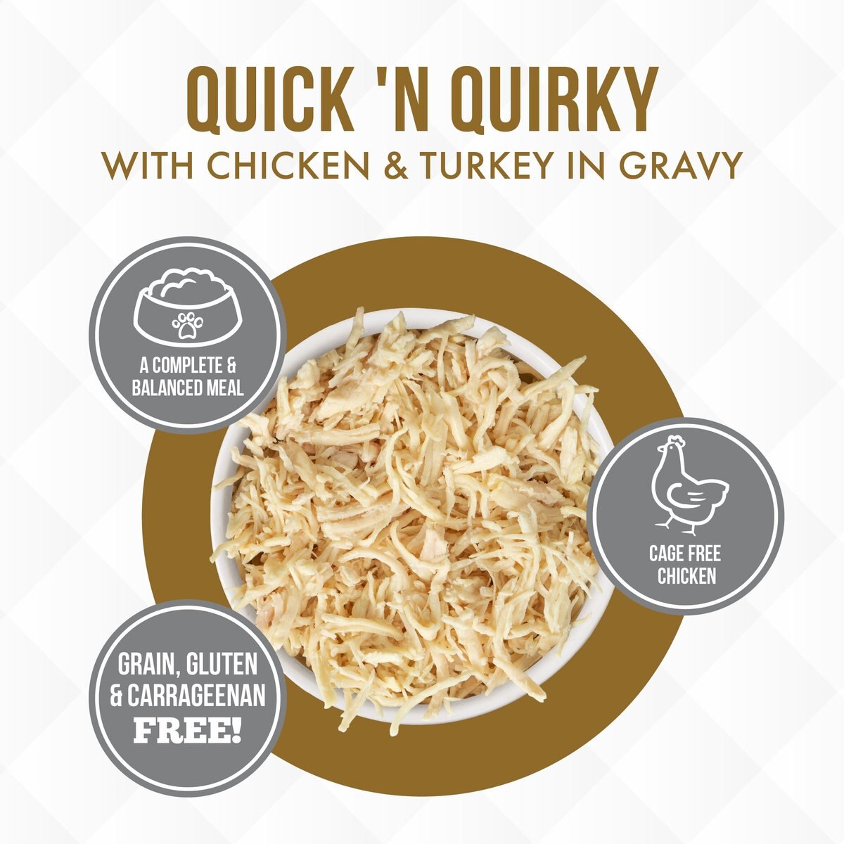 Weruva Truluxe Quick 'N Quirky with Chicken and Turkey in Gravy Grain-Free Canned Cat Food