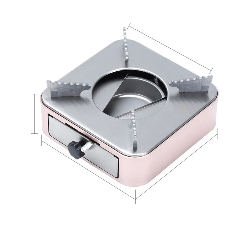 Alcohol Drawer Type Alcohol Stove Hot Pot Camping Stove Portable Furnace Thickened Drawer Type Alcohol Furnace