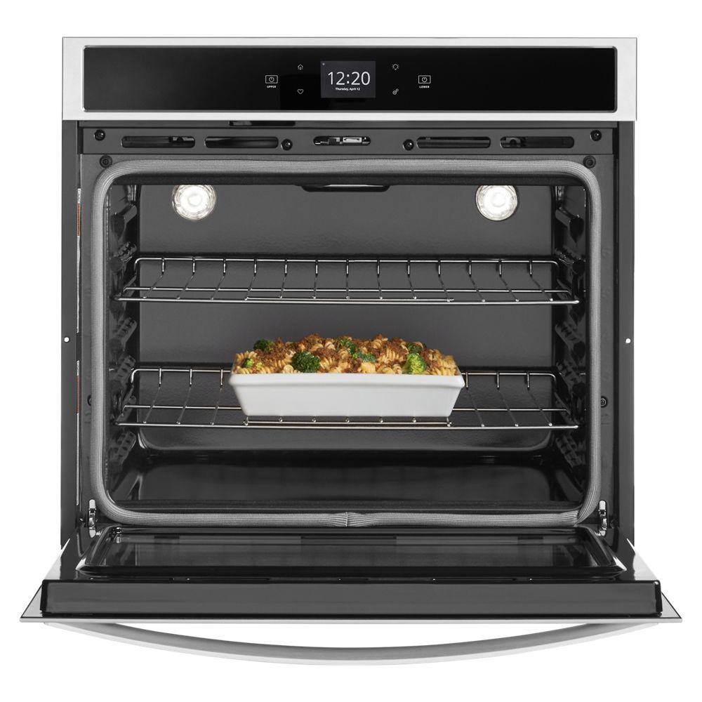 Whirlpool 30 in. Single Electric Wall Oven with Touchscreen in Stainless Steel WOS51EC0HS