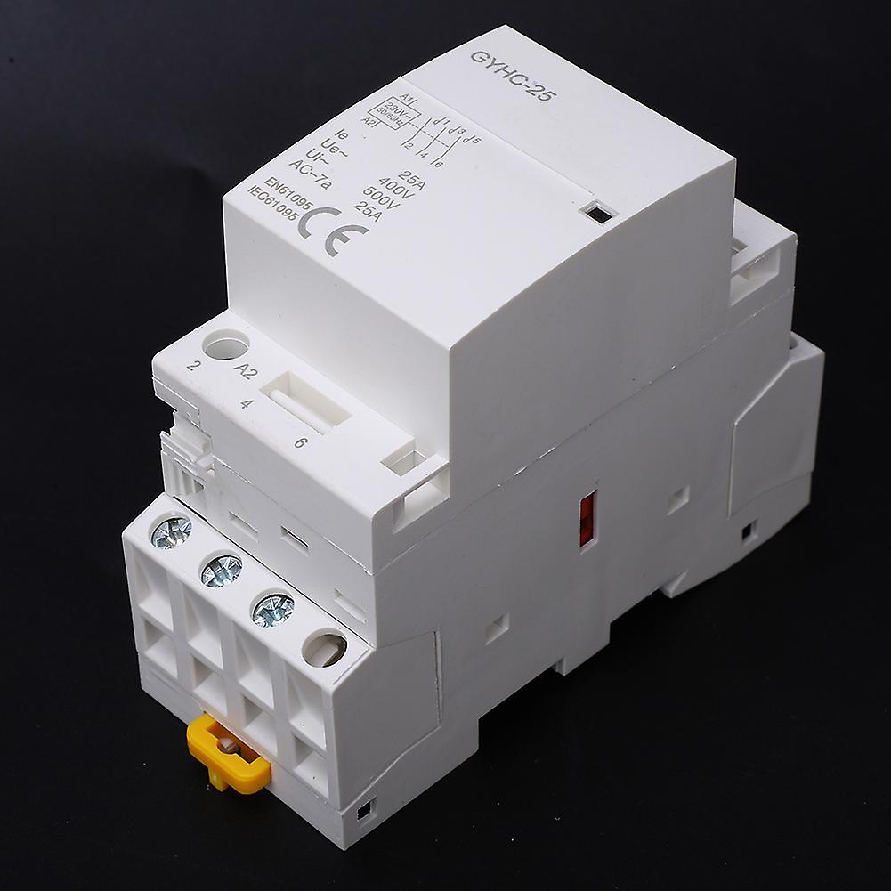 220v Household Ac Contactor 3p25a  3no 50hz Ip40 Selv 500vac Insulation Voltage