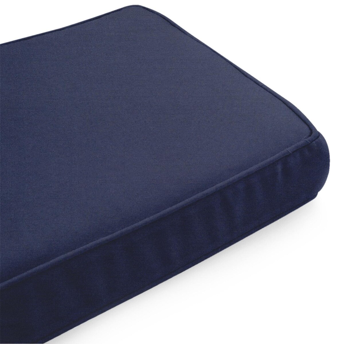 Sunbrella Spectrum Indigo Large Outdoor Replacement Bench Cushion W/ Piping By Signature