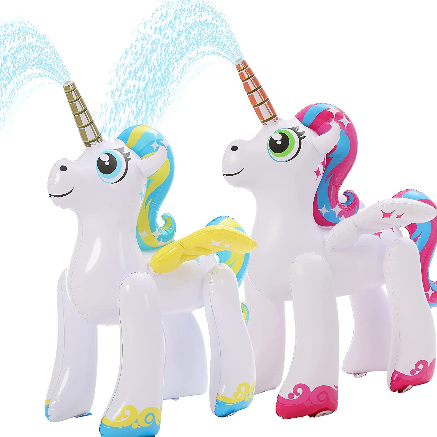 Clearance - Unicorn Yard Sprinkler, Pink and Blue