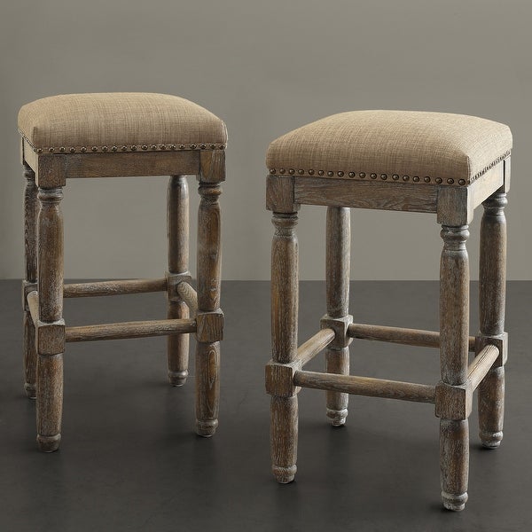 Madison Park Kagen San Stool (Set of 2)