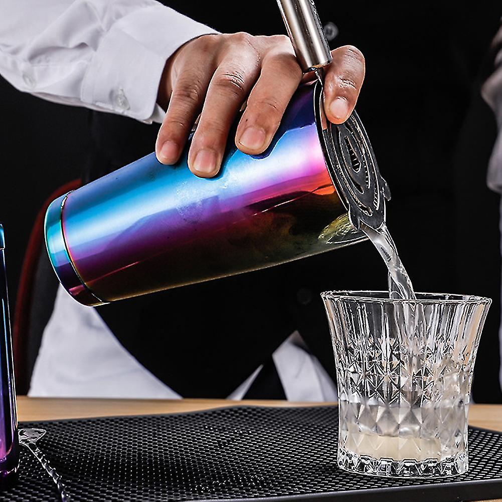 Stylish Colorful Stainless Steel Boston Cocktail Shaker Mixing Shaking Tool Accessories for Bar