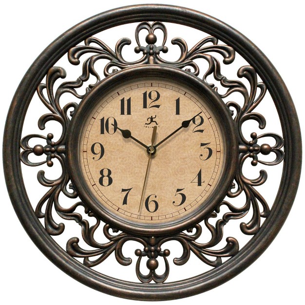 Sofia Wall Clock Brown Infinity Instruments