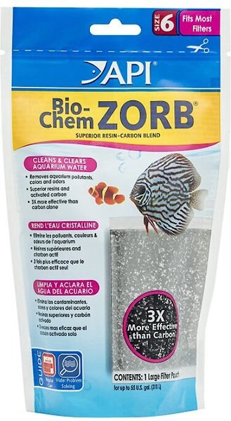 API Bio-Chem Zorb Aquarium Canister Filter Filtration Pouch