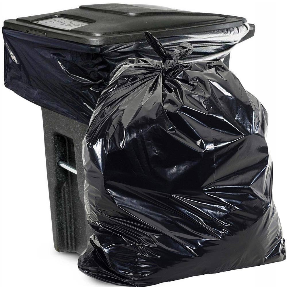 96 Gallon Black Curbside Trash Bag (50-Count) PG6-9560