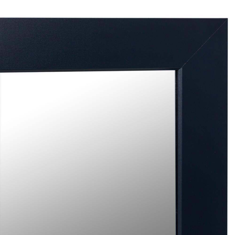 Home Decorators Collection 26.26 in. W x 32 in. H Framed Wall Mirror in Deep Blue WM26-DB