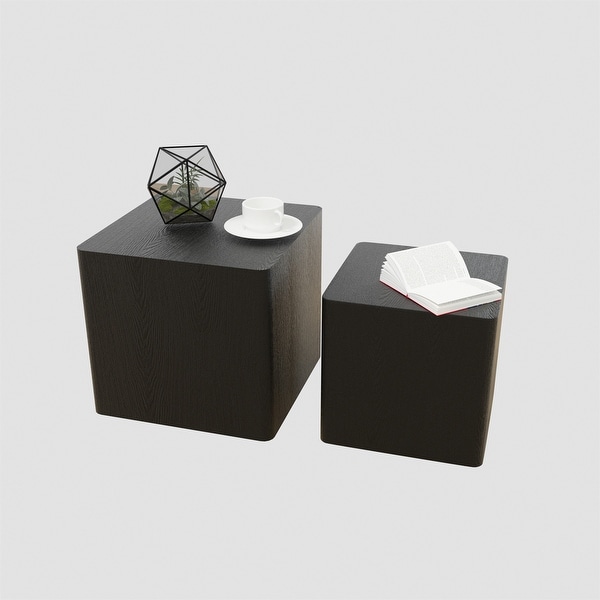 MDF Coffee Table， Side Table Set of 2