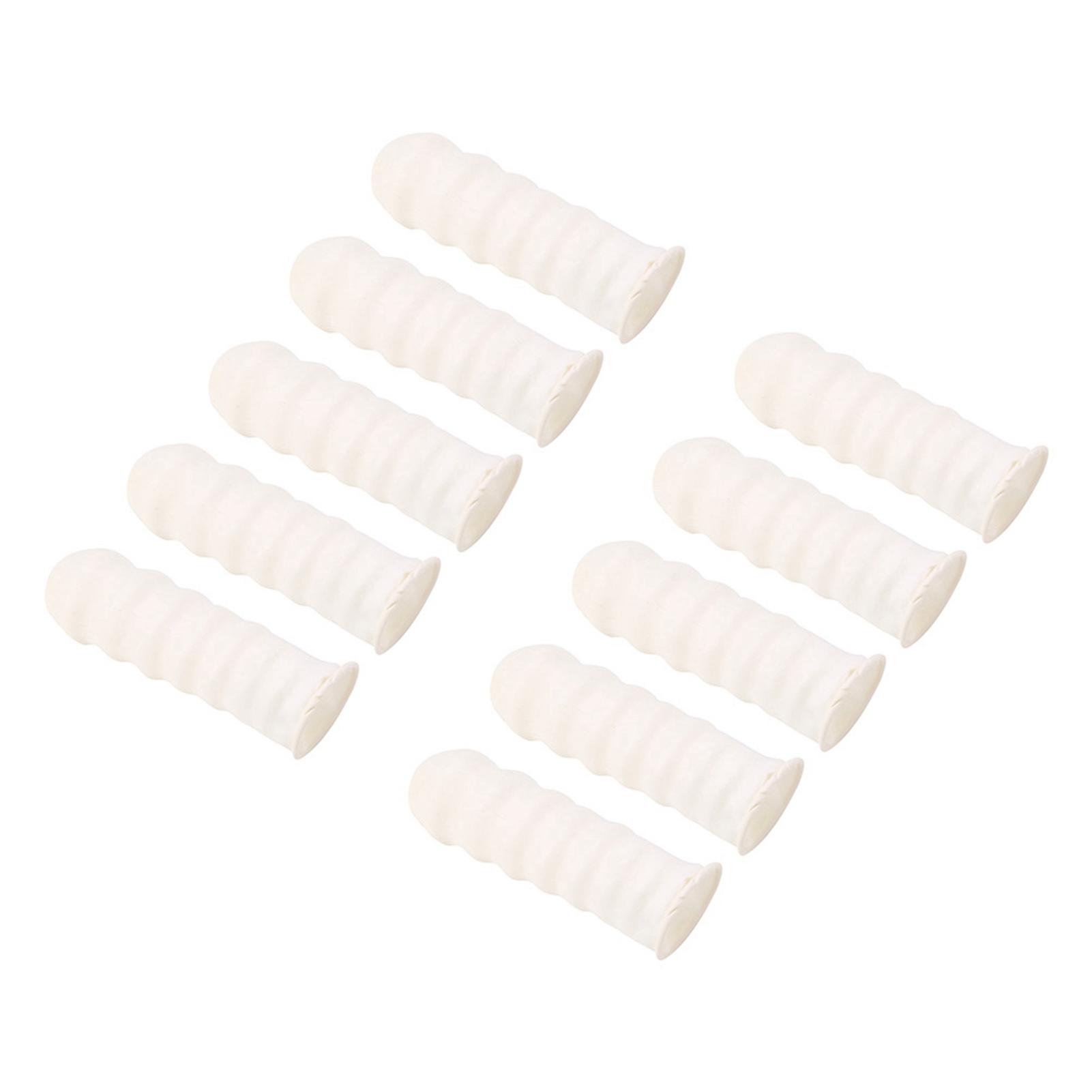 300pcs Natural Latex Finger Cots Ultra Thin Safety Durable Elastic Tattoo Manicure Tool