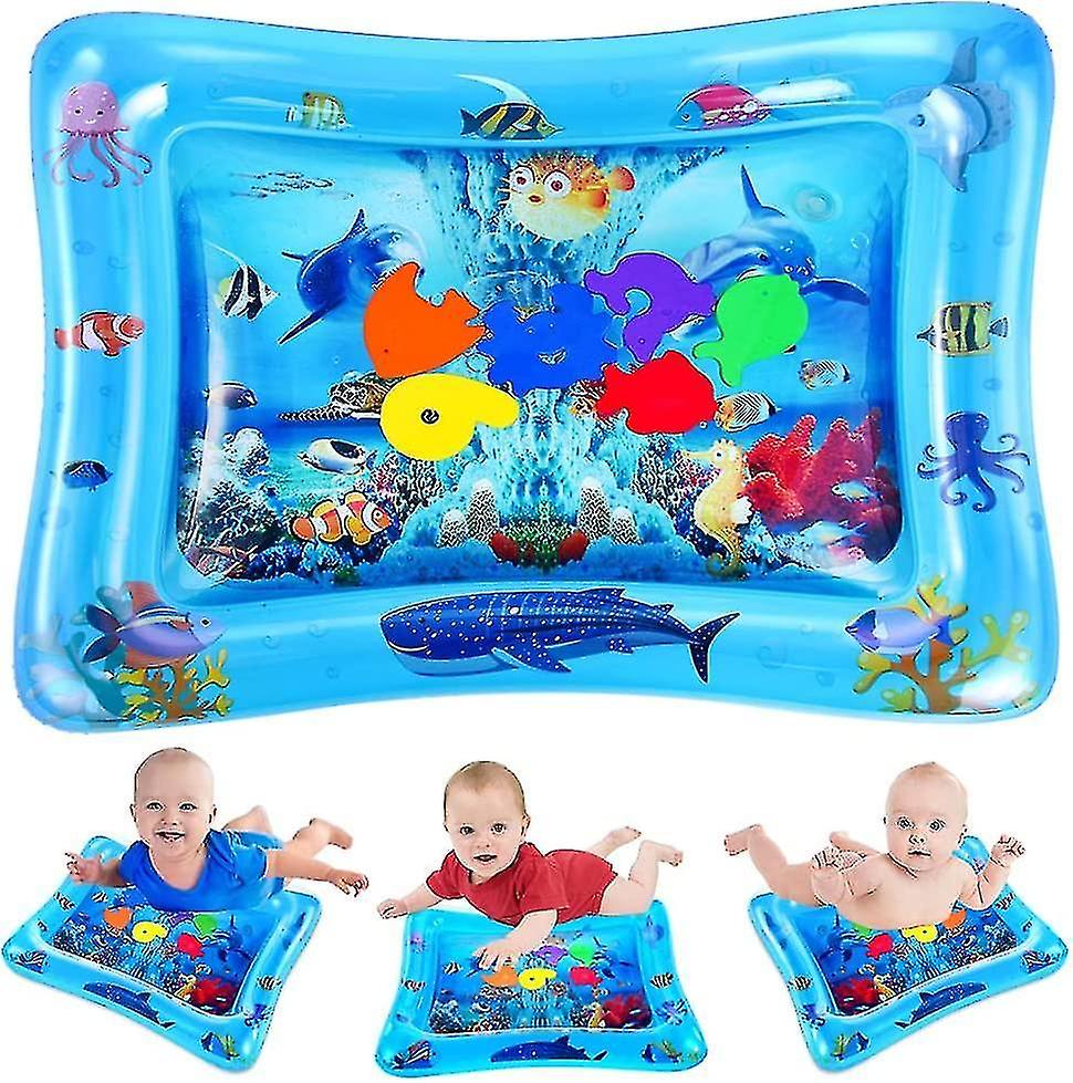 Baicccf Tummy Time Water Mat Inflatable Baby Water Play Mat For Kids Perfect Sensory Toys For Baby E