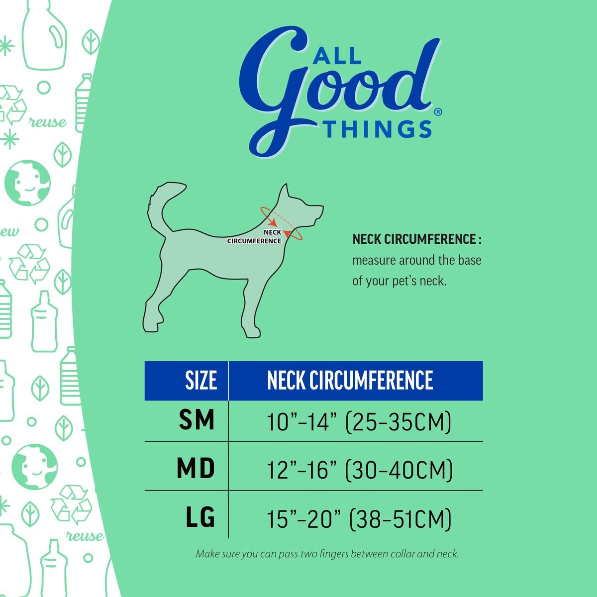 All Good Things Be Kind to Me Dog Bandana， Blue