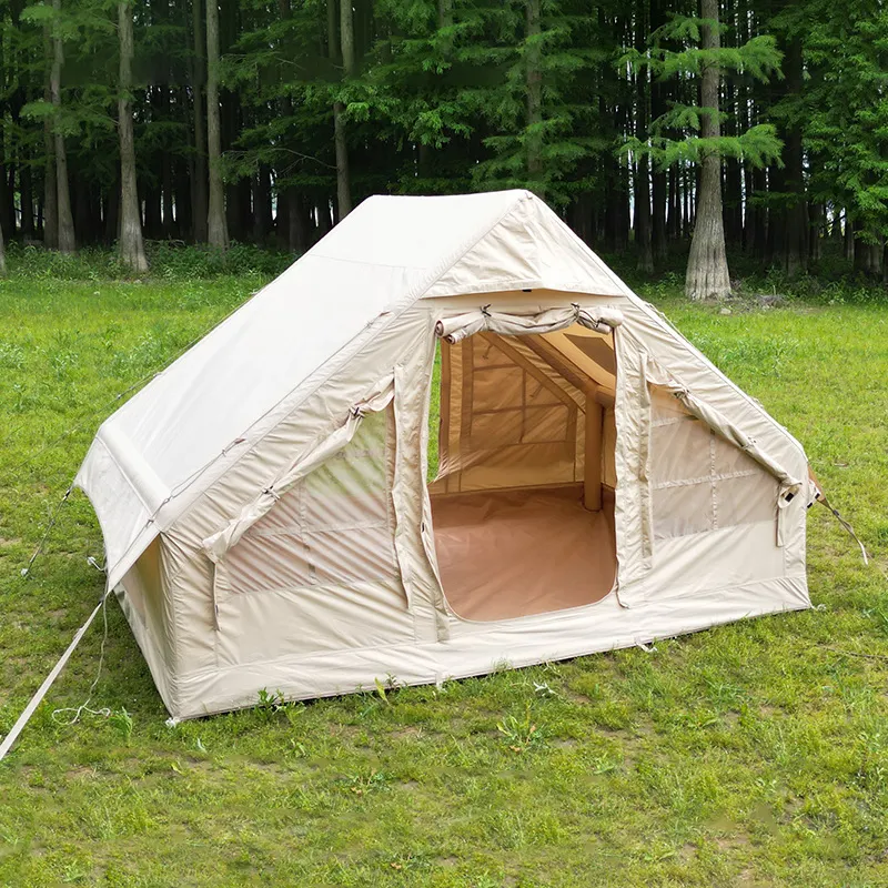 Easy Install Factory Direct Sales Hiking Camping Large Outdoor Inflatable Air Tent House For 2 3 People