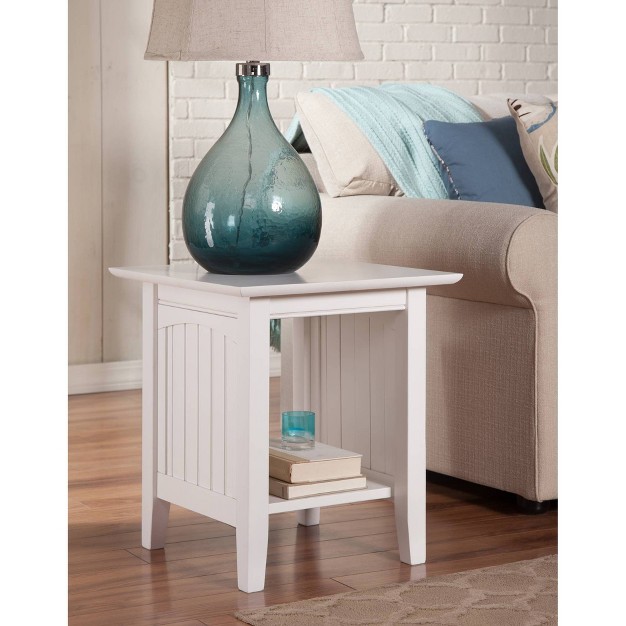 Nantucket End Table White Afi