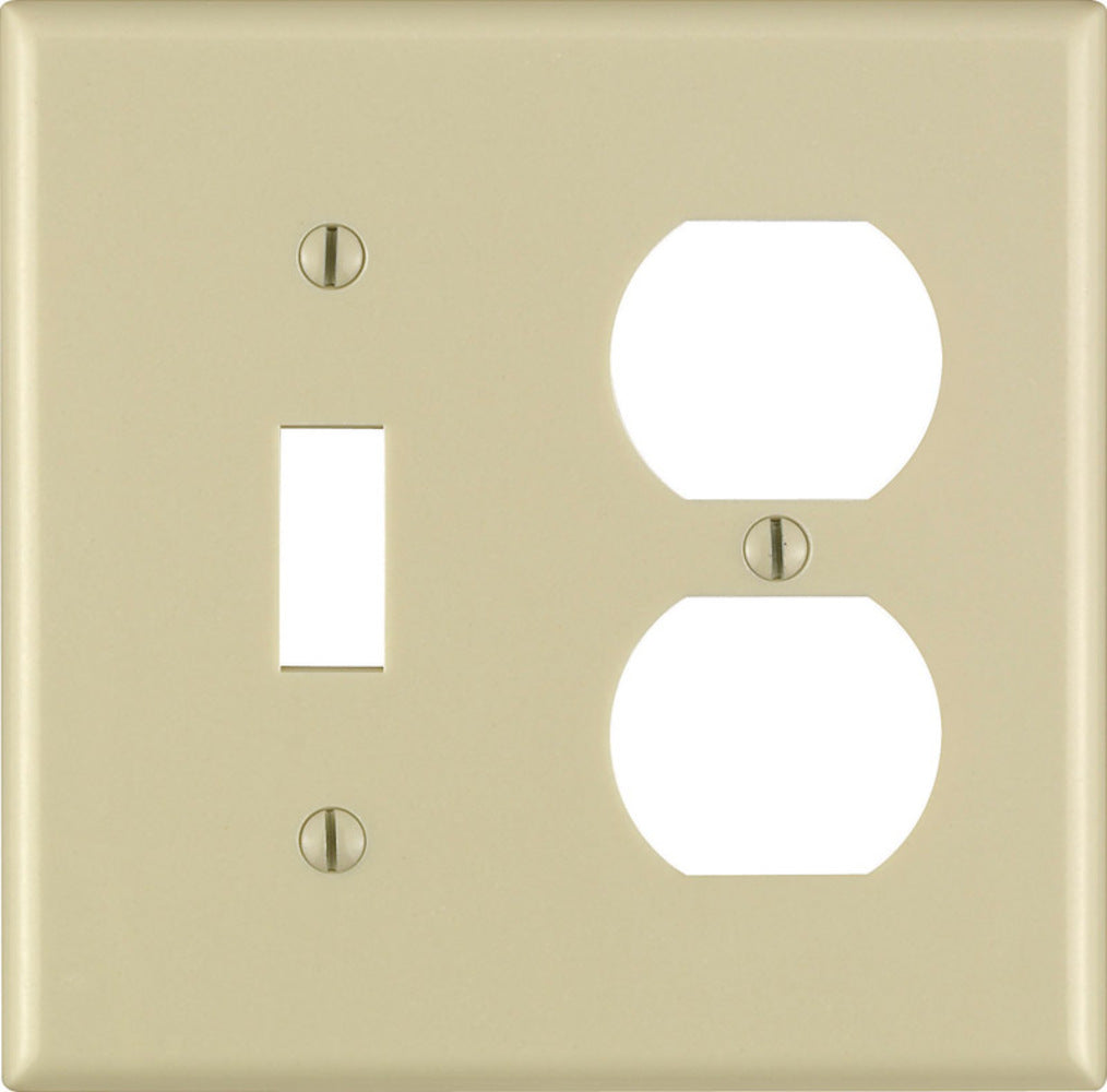 WALL PLATE 2G TOG IVORY