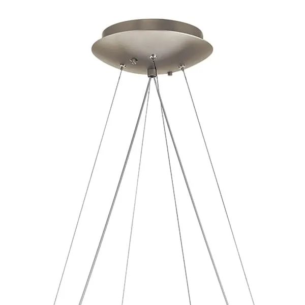 Kichler Lighting Moderne Collection 2-light Satin Nickel LED Chandelier