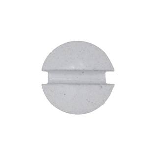 Everbilt #6-32 tpi x 12 in. White Oval-Head Slotted Drive Switch Plate Screw (25-Piece) 801554