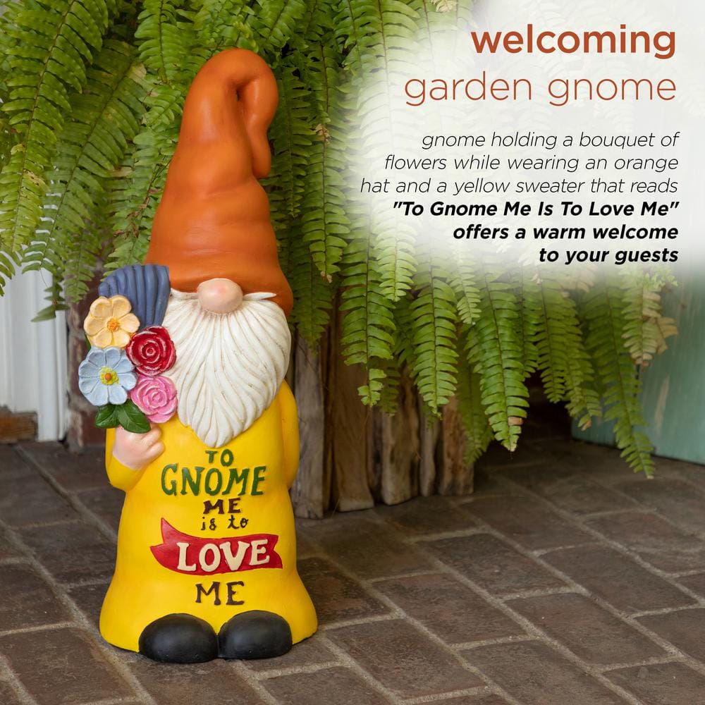 Alpine Corporation 24 in. H To Gnome Me Is To Love Me