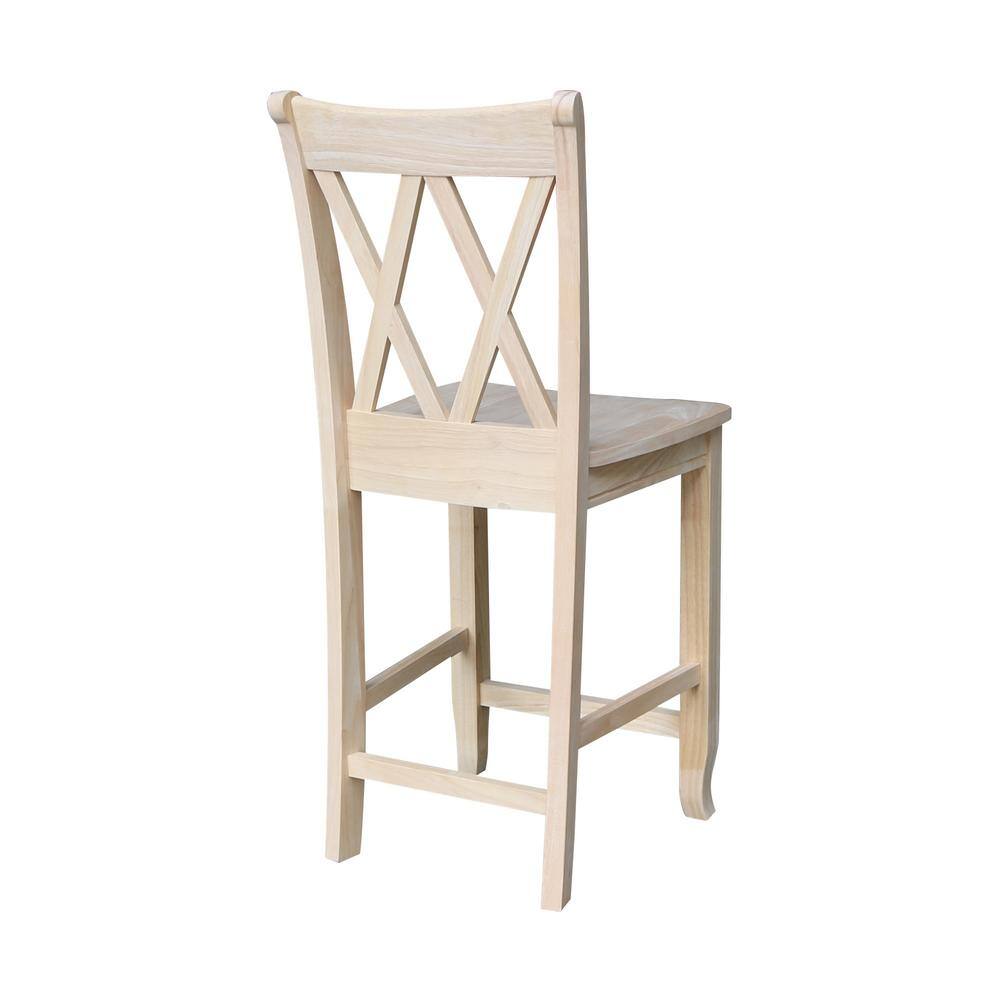 International Concepts 41 in. Double X-Back Stool S-202