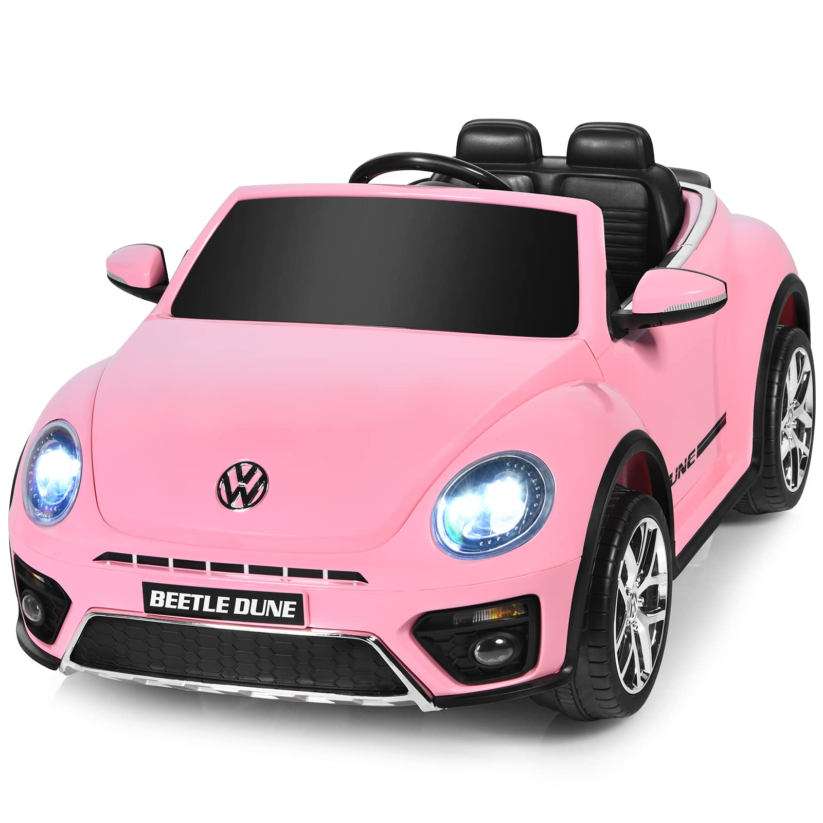 Costzon Ride on Car, 12V Licensed Volkswagen Battery Powered Vehicle w/Remote Control