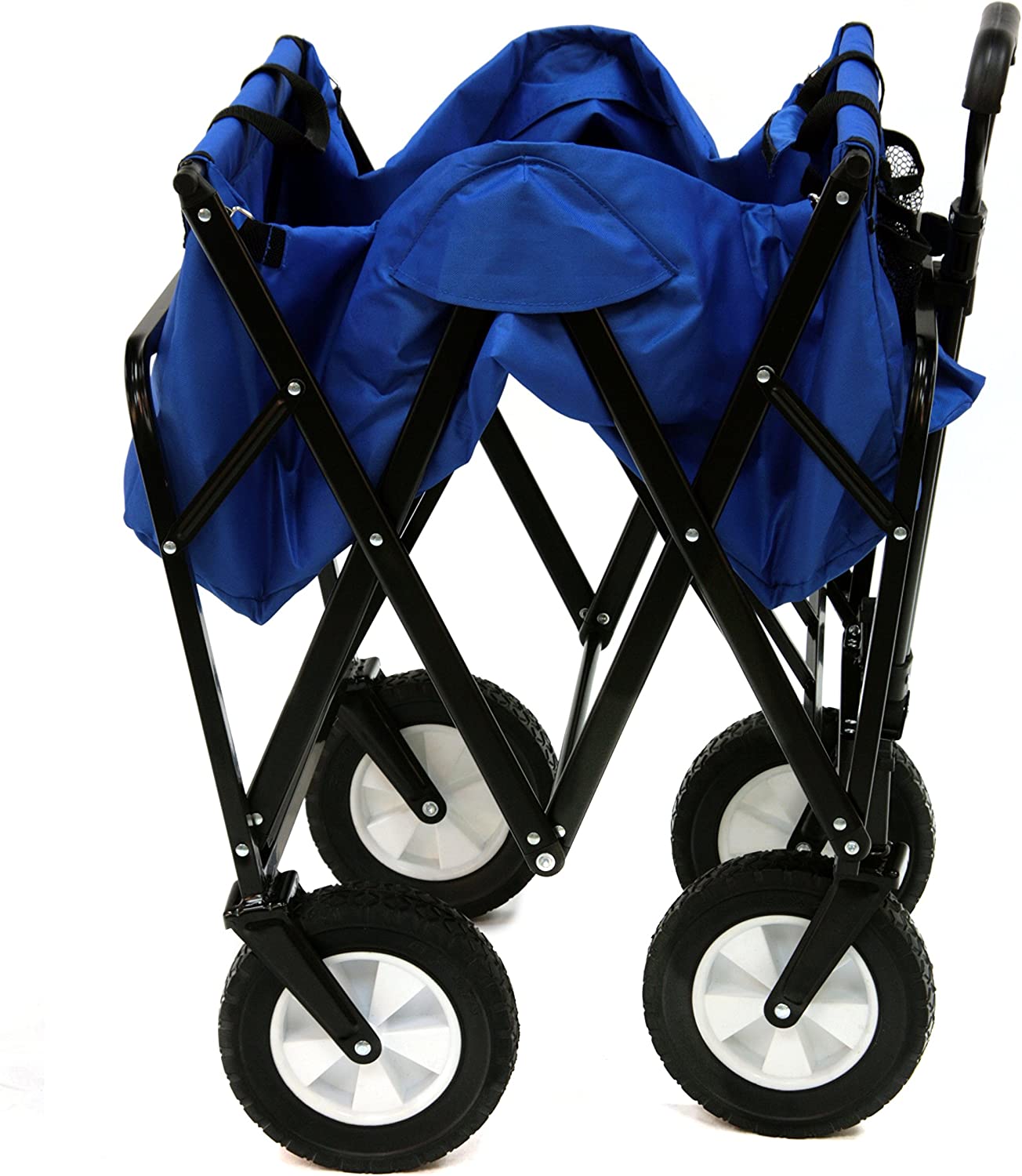 MAC SPORTS WTC-111 Outdoor Utility Wagon， Solid Blue