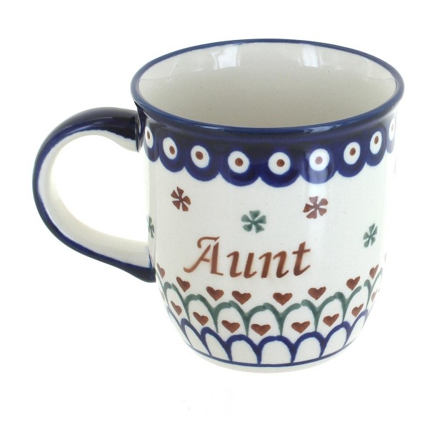 Blue Rose Polish Pottery 1105 Family Mug